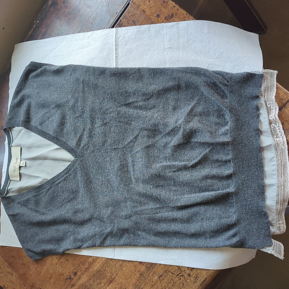 Paul Smith Gray Vest Sleeveless Shirt
